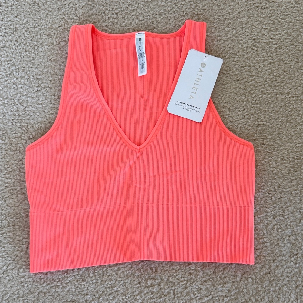 Athleta Bright Coral Tank Top